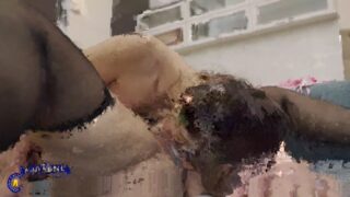Sissy Eats Hairy Stepmom
